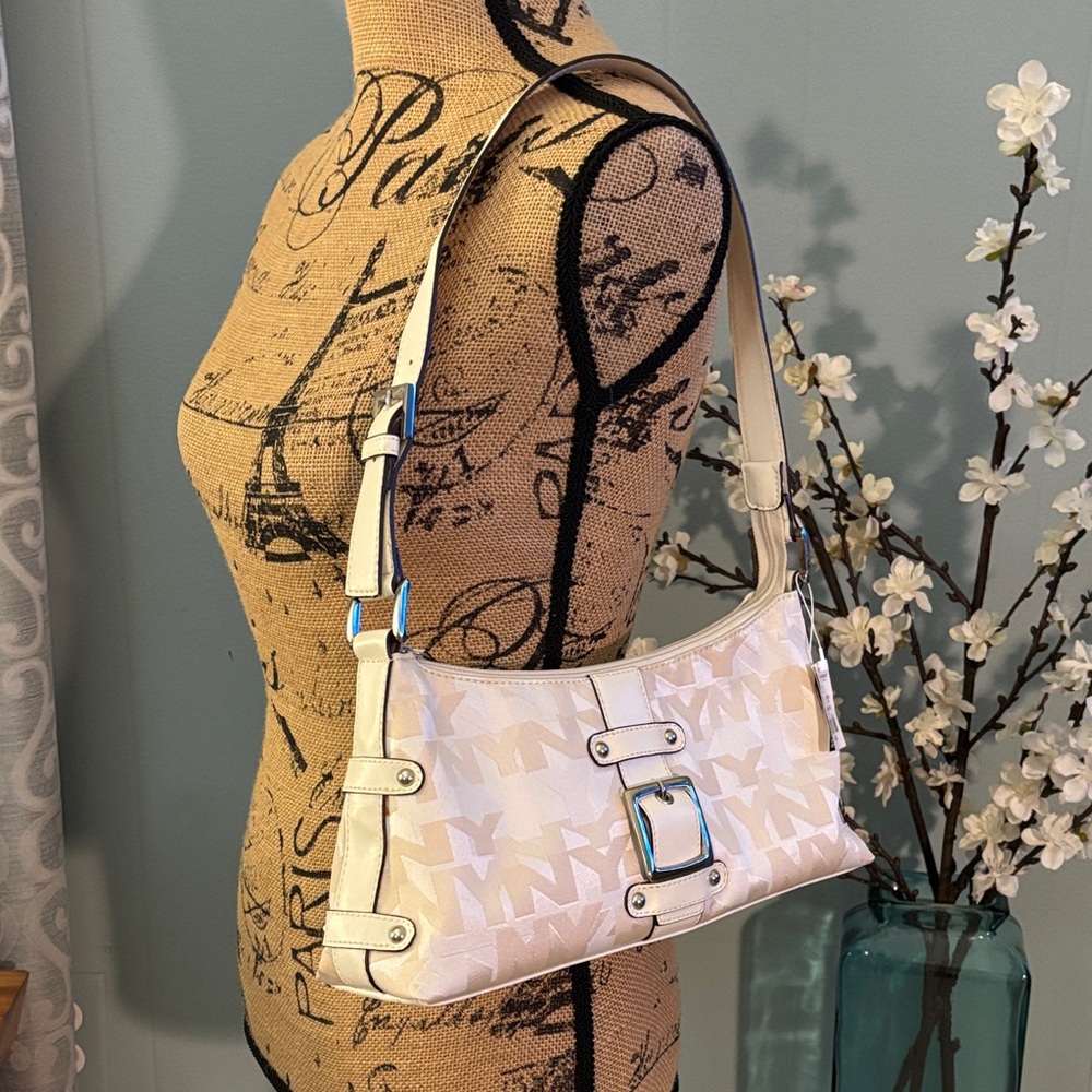 NWT New York & Company Vintage Y2K Signature Logo Handbag